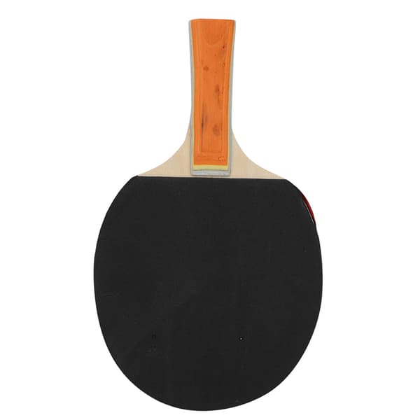 Bärbart bordtennisset med teleskopnät, racketar och 4 bollar, vit och blå