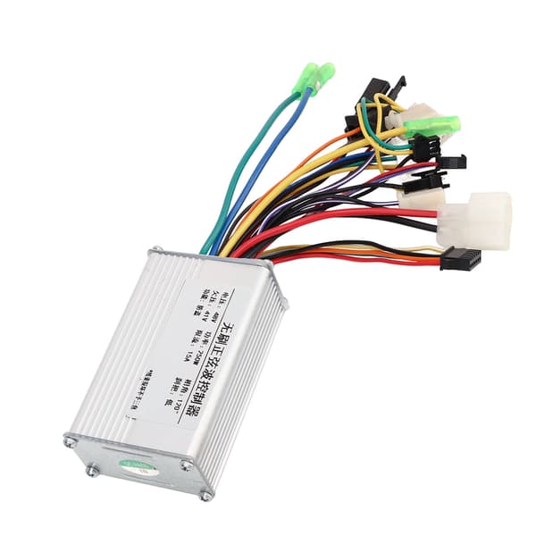 Børsteløs controller til elcykler, 48V, 250W, aluminiumslegering, til cykler og el-løbehjul.
