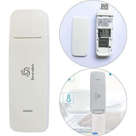 4G/5G LTE Wi-Fi USB-sovitin sisäänrakennetulla SIM-kortilla toimistoon, 8,5 tuumaa