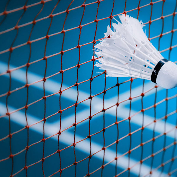 Professionelt Badmintonnet til Konkurrence med Standard Masker og Holdbart Polypropylenmateriale