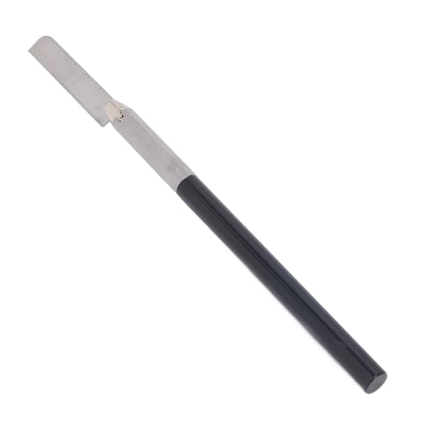 Mini håndsag med 2 stålblader, komfortabelt grep for modellbygging og DIY trearbeid