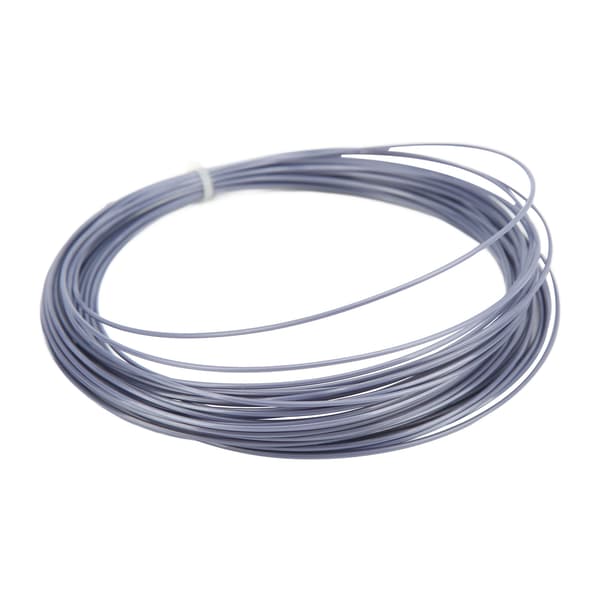 Hex Tennissträng 12m/39.4ft Slitstark Polyester 1.24mm/17 gauge Grå