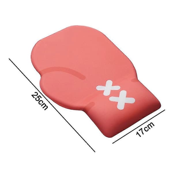 Boksehanske Tastatur Musematte Med Gel Håndleddsstøtte, Sklisikker Gummibase For Kontor, Spill