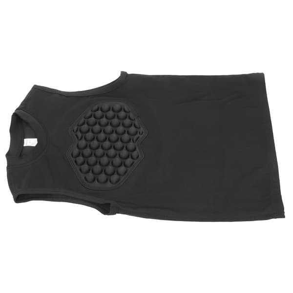 Ungdoms kompressionsvest/trøje med polstring til sport