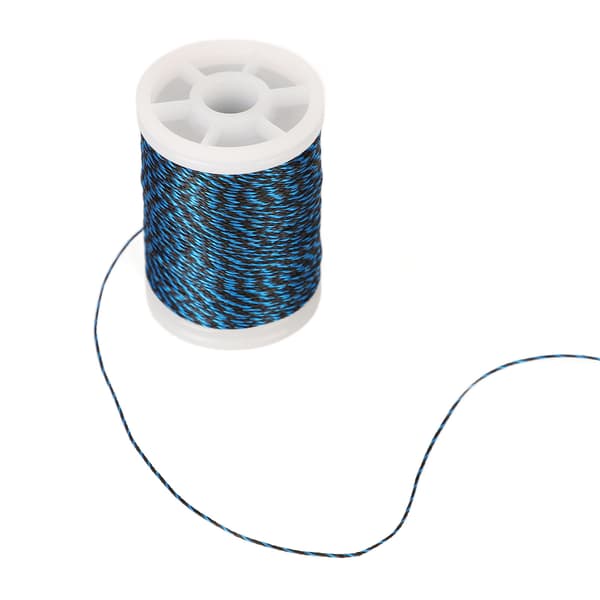 Slitstark Bågsträngsskyddslina, Blå/Svart, 120m, Polyeten