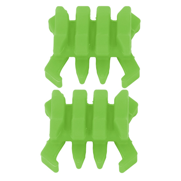 Gummi vibrationsdæmper til compoundbueben i krabbeform, grøn, 1 par