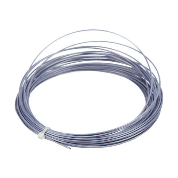 Hex Tennissträng 12m/39.4ft Slitstark Polyester 1.24mm/17 gauge Grå