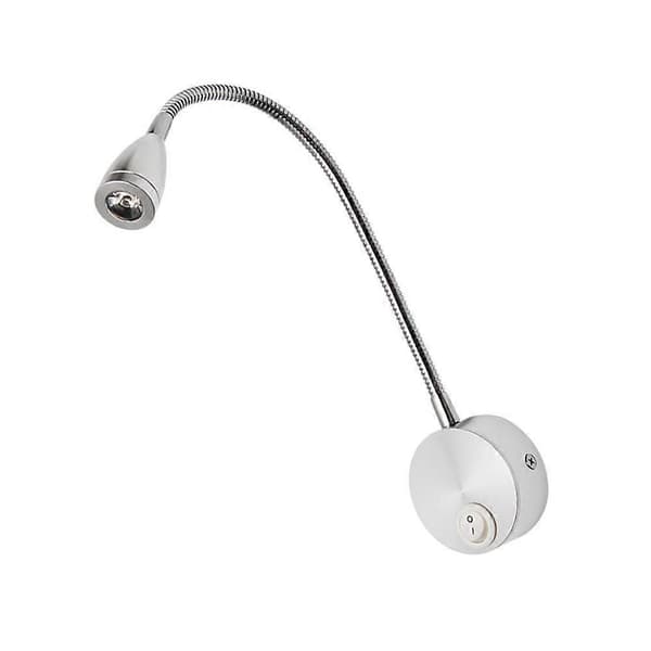 LED Nattbordsleselampe, Fleksibel Svanehals Vegglampe, Soverom Nattlys