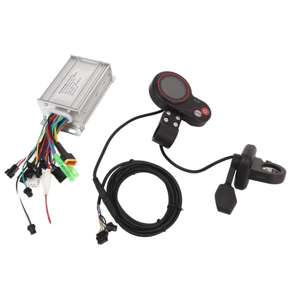 Elektrisk cykel børsteløs motorcontroller-sæt 36V-60V 350W-450W med LCD-panel SL100 B1 og tommelfingergas