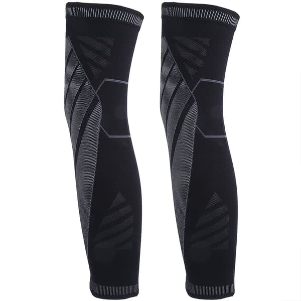 2 st sommar knäskydd tunna vävda nylon flexibla långärmade sportskydd XL