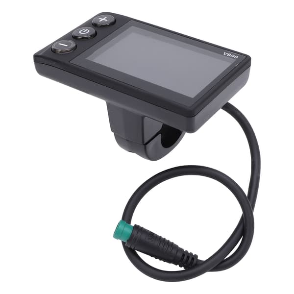 Multifunktionelt vandafvisende LCD-panel til elcykler, 22,2 mm, 24V, 36V, 48V, 60V