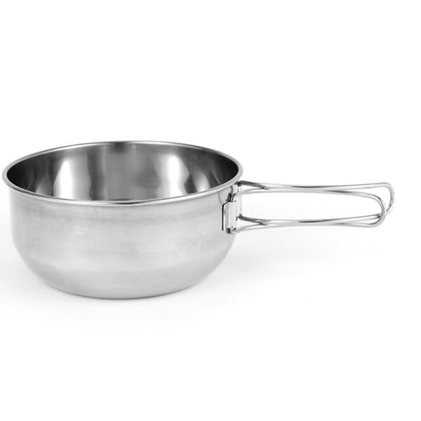 700 ml sammenklappelig skål i rustfrit stål til camping, vandreture, picnics, udendørsredskaber