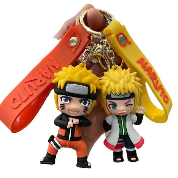 Naruto nøkkelring: Naruto + Jiraiya