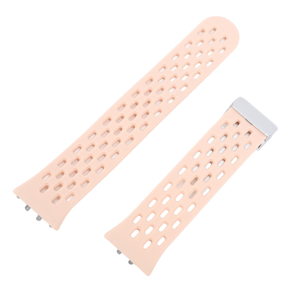 Åndbar silikone urrem med quick release til Galaxy Fit3 Roseate