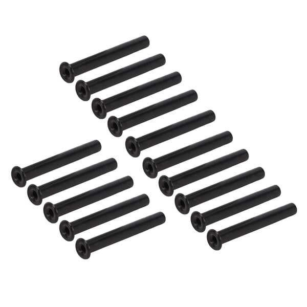15 st/set Slitstark Nylon Tennisracket Strängskyddsrör 3,2x25mm Strängverktyg