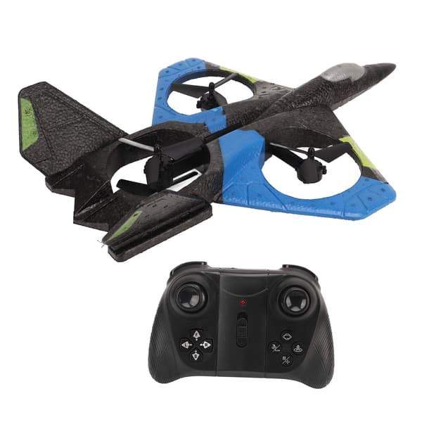 Fjernkontrollert drone med 4K-kamera og lys, leketøy for flyfotografering, gave, blå