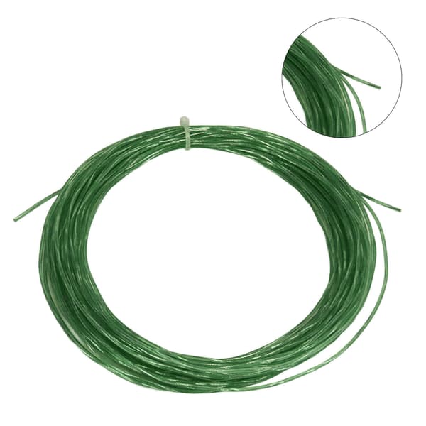 Tennisketcherstreng 12,2 m 1,30 mm Titanium Nylon Høj Elasticitet Erstatning Grøn
