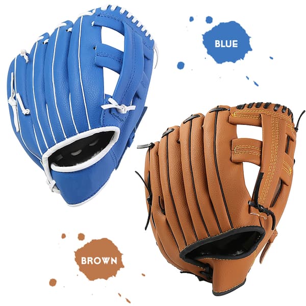Baseballhandske i læder til udendørs brug, mark og pitcher, størrelser 10,5/11,5/12,5 tommer