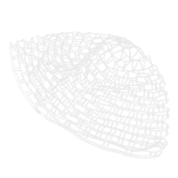 Fangstnet til fluefiskeri, blødt gummimasker, ørred- og basfiskeri