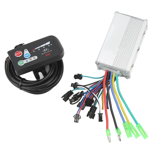 36V 250W Børsteløs Controller med LED Display 880 Kit til El-cykler
