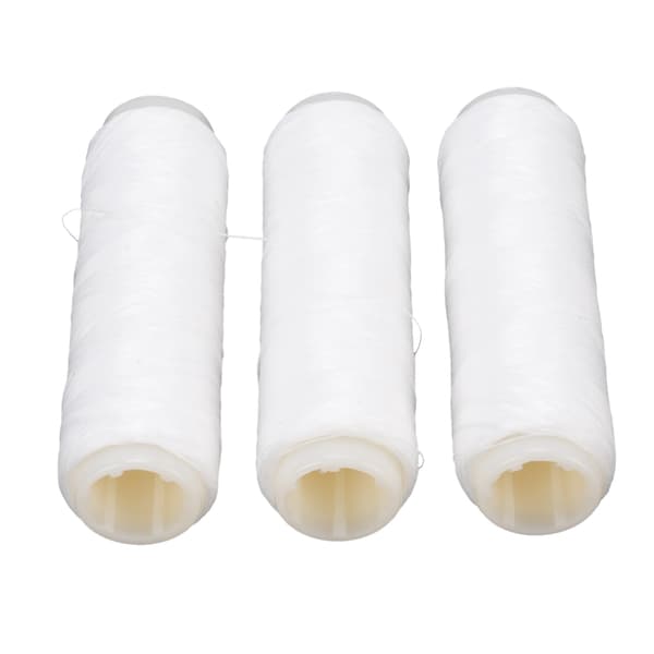 3 stycken elastisk nylonfiskelina 200m 0,2mm transparent för proffs och nybörjare