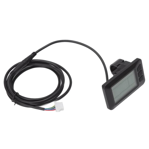 LCD Speedometer til El-cykler 24V 36V 48V 5-bens Stik Vandtæt KT Controller