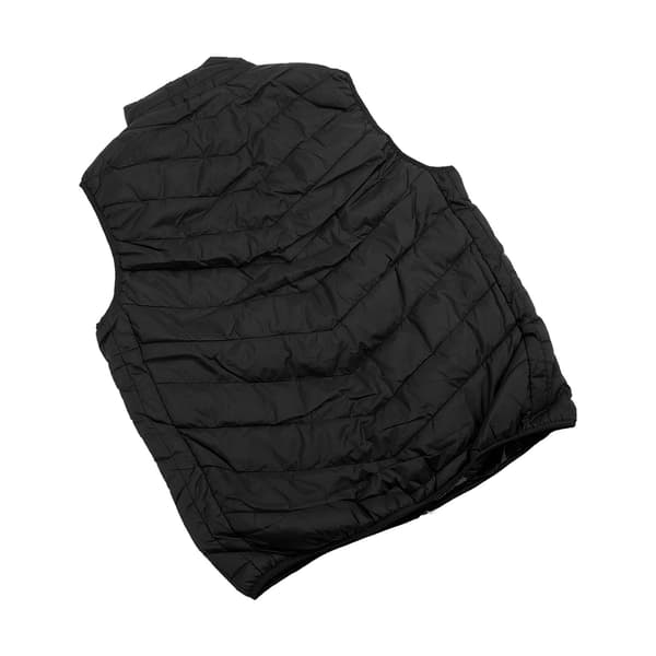 USB 5V Elektrisk Opvarmet Vest, Letvægts, Vaskbar, Nylon Polyester, til Mænd og Kvinder, Sort, 4XL