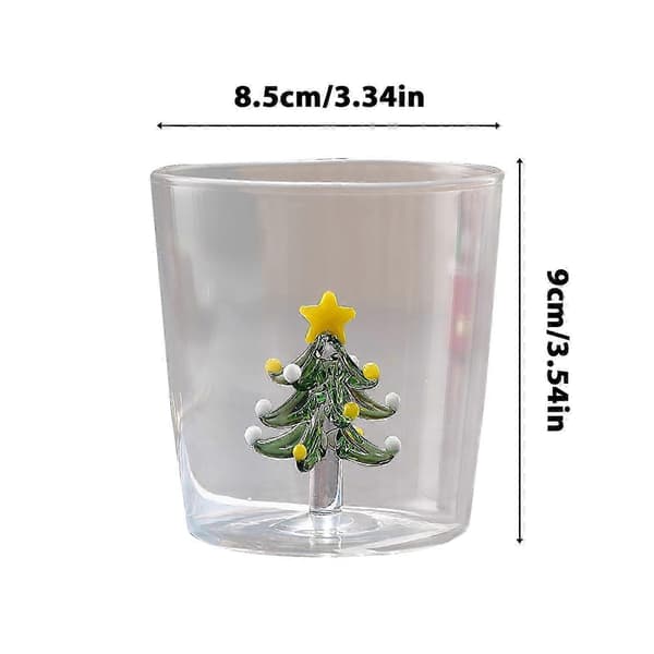 Julgran Julglaskopp Julgranskopp Souvenirpresent Vattenkopp Mjölkkopp Kaffekopp IIH