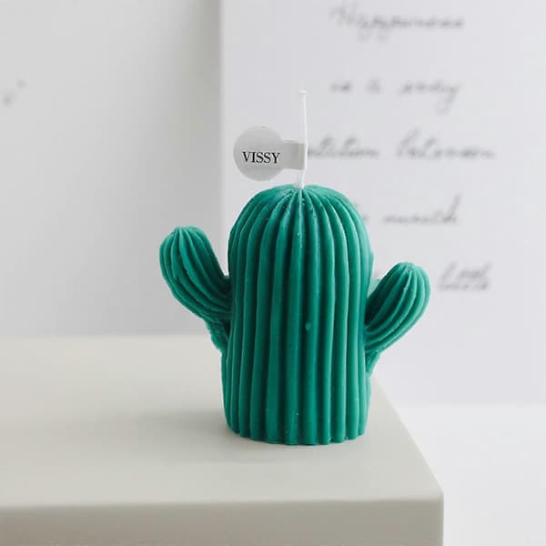 Lille kaktuslys duftende vokslys aromaterapi sukkulent ornament