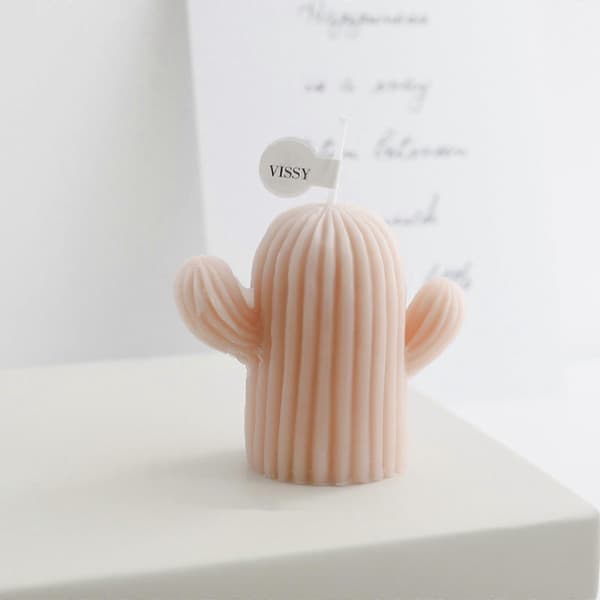 Lille kaktuslys duftende vokslys aromaterapi sukkulent ornament