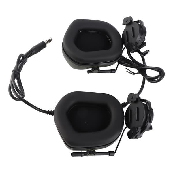 Hjelmheadset med hørselvern og avtakbar 360º justerbar mikrofon