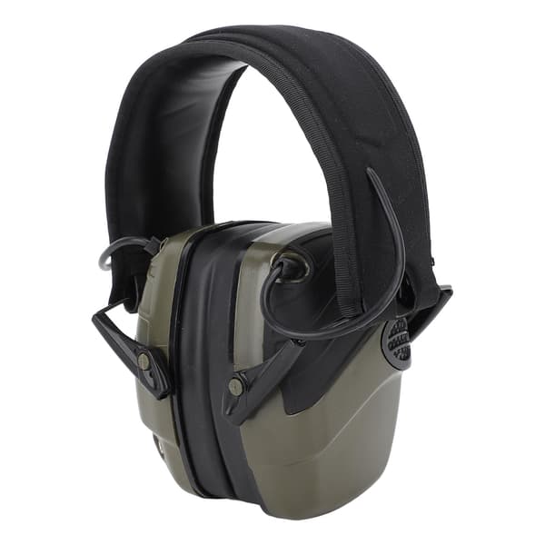 Elektronisk Skydning Headset ABS Hørebeskyttelse Støjreduktion til Udendørs Skydning Grøn OD