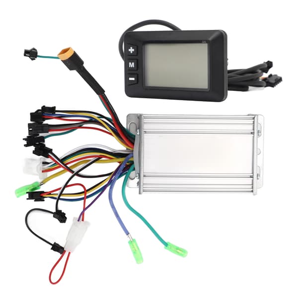 Elektrisk cykel børsteløs motorcontroller-sæt 36V 48V 60V 350W 450W med LCD-display til scooter