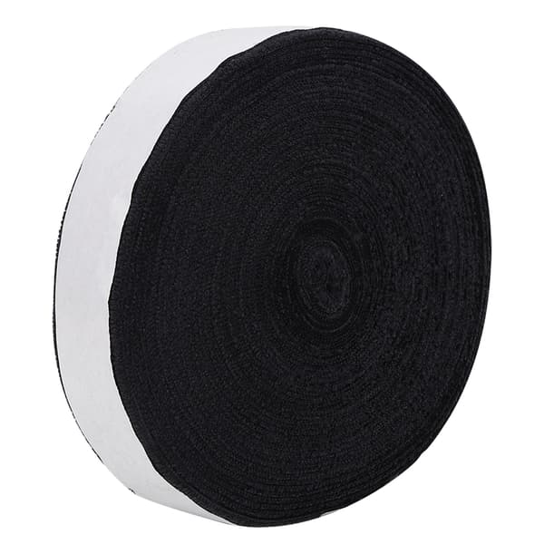 Skridsikker, svedabsorberende griptape til badminton- og tennis Ketchere, 10m, sort.