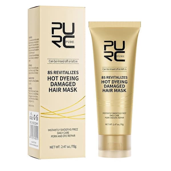 PURC Keratin Hårrettingskrem Skadede Behandlinger Raskere Hårpleie