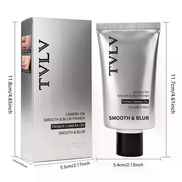 Camera On Smooth & Blur Primer mattande makeupbas för att jämna ut, släta ut och fixera makeup.