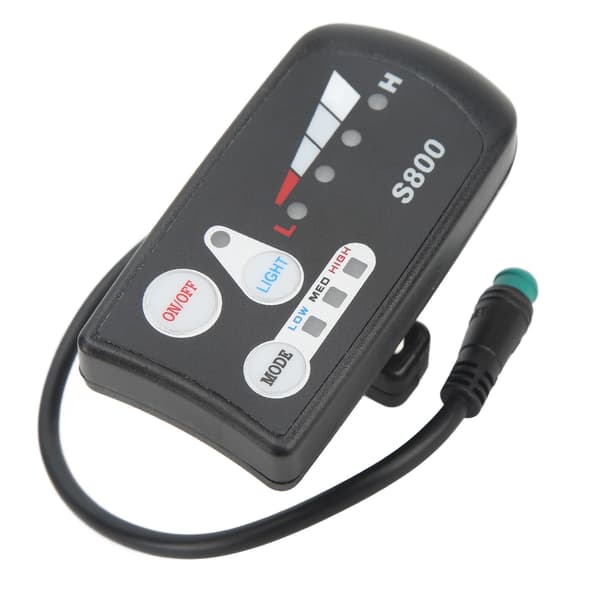 S800 LED-display til 36V 48V Universal El-cykel/løbehjul med vandtæt stik