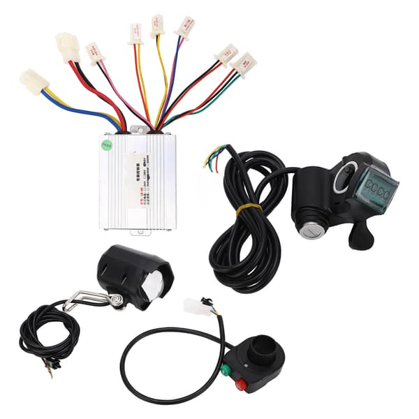 48V 500W Elcykel Controller Styr Kit med Varmeafledning og Forlygte