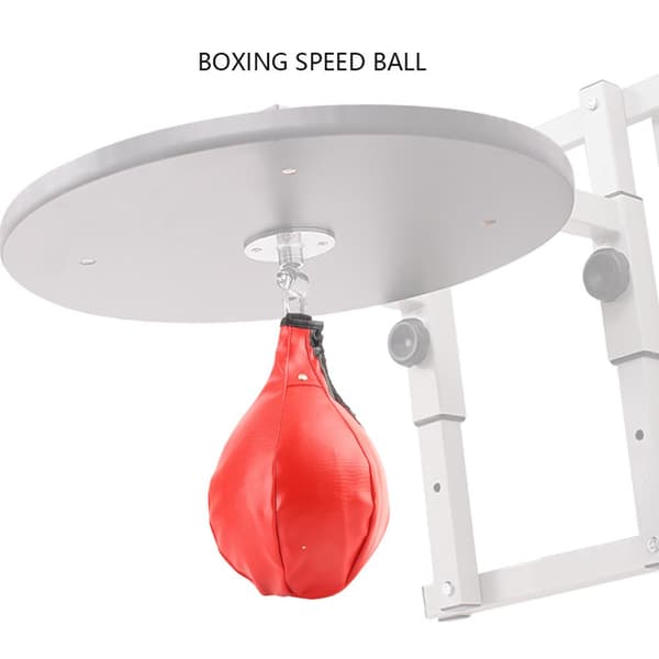 Uppblåsbar boxningsboll för MMA-träning, röd PU