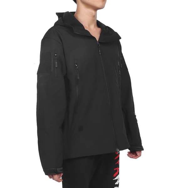 Soft Shell Polyesterjacka för utomhussport, varm, kamouflage, XXXL
