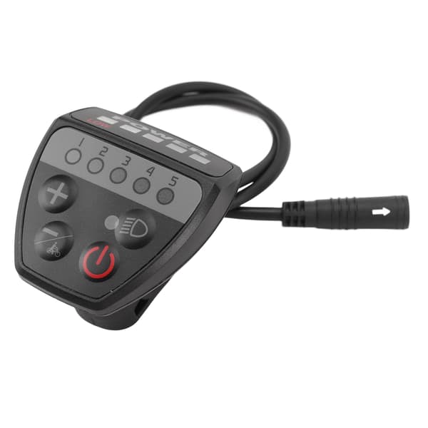 LED Display Elcykel Controller 24v 36v 48v Vandafvisende 5 Pin Kompakt ABS