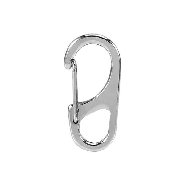 5st Snabbkoppling Spänne EDC Laptop Aluminiumlegering Nyckelring Ryggsäck Karbinhake Silver