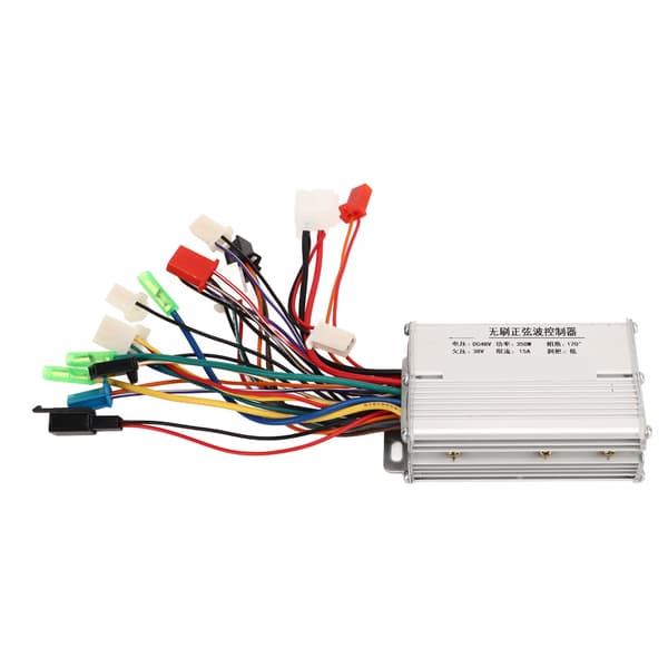 48V 350W børsteløs controller til elcykler og elløbehjul, aluminiumslegering