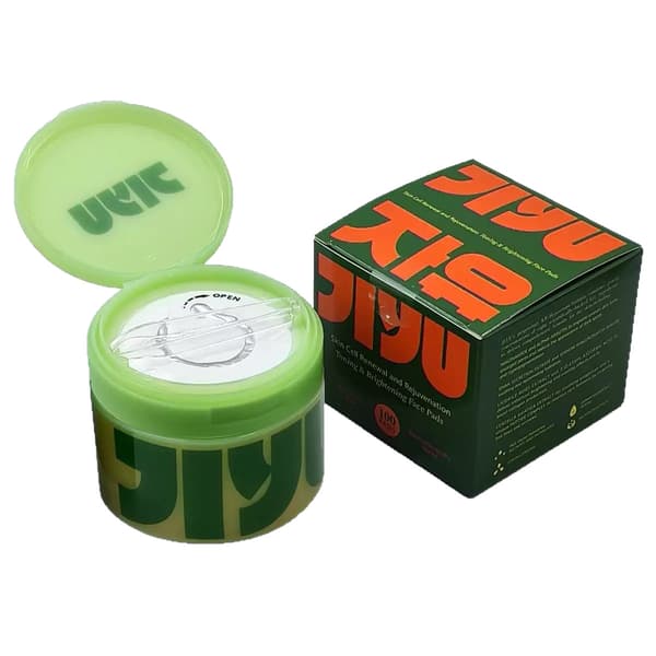 Jiyu Koreanska Anti-Aging Toner Pads (Bleker Mörka Fläckar & Minskar Rynkor) 2pcs