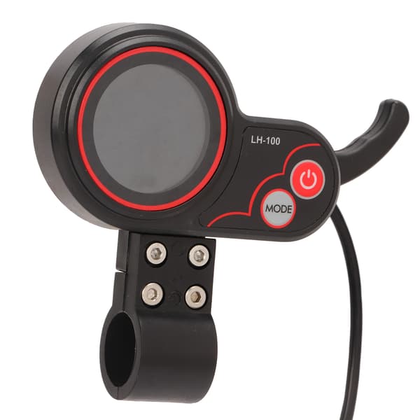 LCD-displaymåler til elcykler og elløbehjul 24V-60V Vandtæt panel 22,2 mm