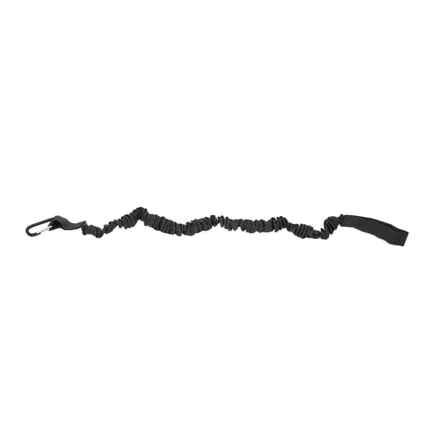 Elastisk snor til kajakpagaj, letvægtsnylon, alsidig, til kano, surfing, fiskeri, sort