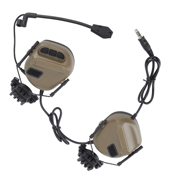 Headset til skydning med lydforstærkning og mikrofon, elektronisk høreværn.