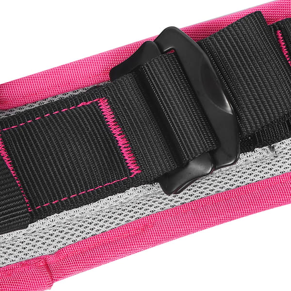 Halvkrops sikkerhedssele til bjergbestigning, klatring, luftarbejde, camping - pink