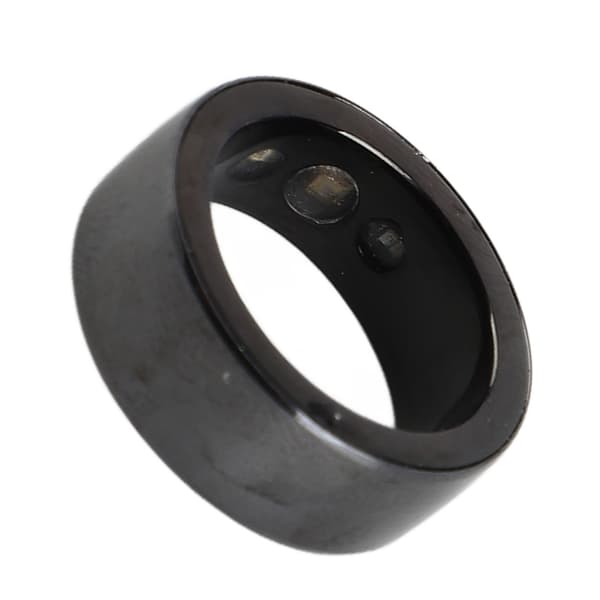 HR214 Smart Ring Fitness Tracker Søvnovervåking Vannbestandig Størrelse 17 Grå