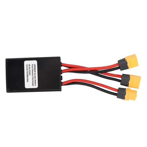 Dobbelt batteriudladningskonverter til elcykel parallelmoduladapter 20V-72V 40A XT60